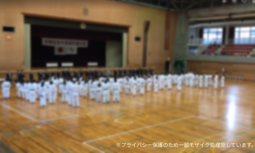 外部大会での試合風景